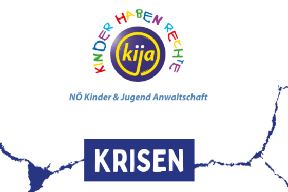 Ausschnitt Deckblatt Krisen-Broschüren der NÖ kija