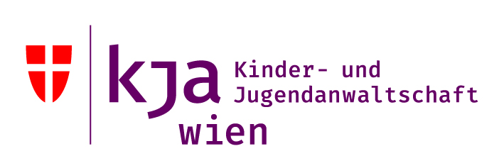 Logo der Kinder- und Jugendanwaltschaft Wien, Schriftzug in lila